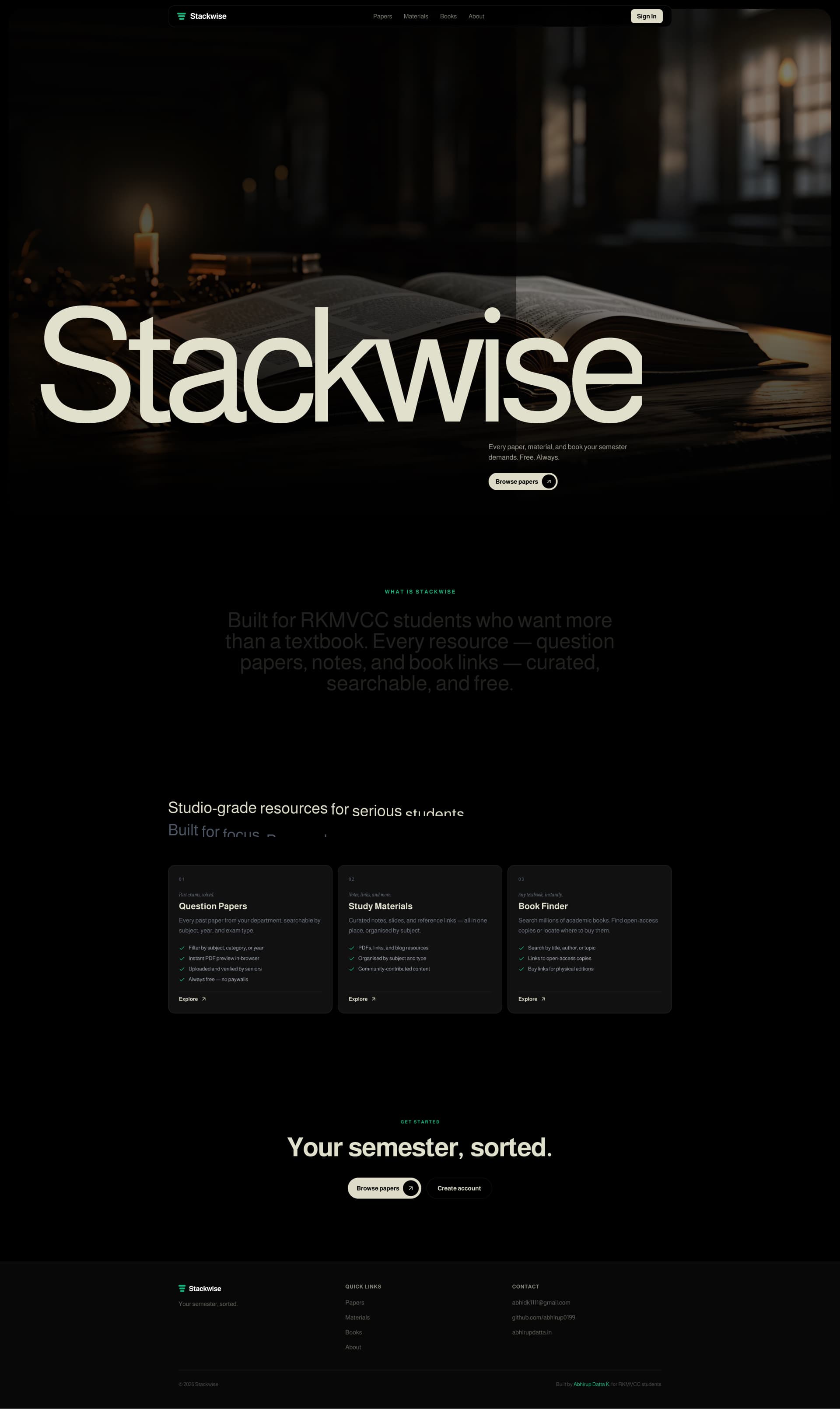 Stackwise thumbnail